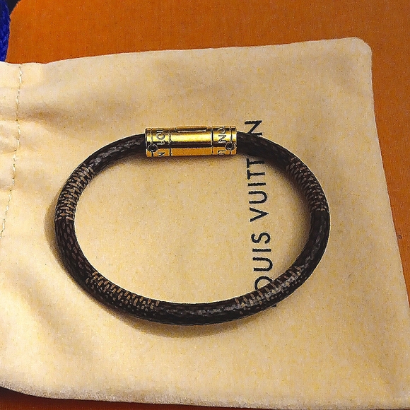 Louis Vuitton Bracelet Confidential Monogram Brown AUTHENTIC - Picture 5 of 11
